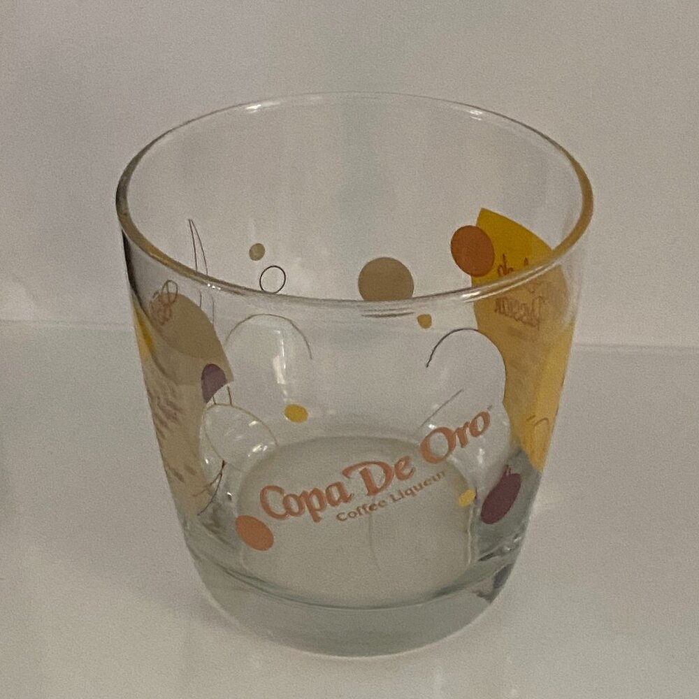 Copa de Oro Vintage Cocktail Glass with Coffee Liqueur Black Russian Recipe